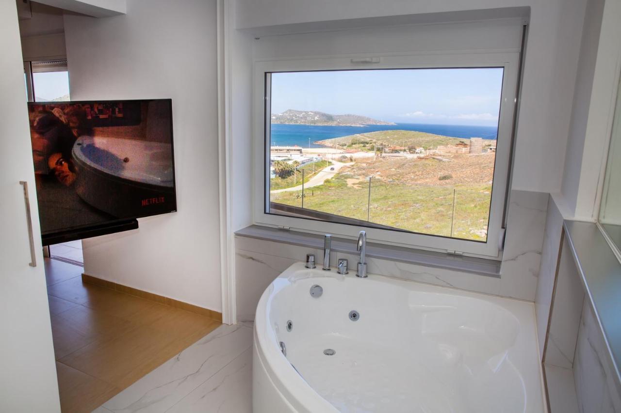 Komfort City Apartment "Elias" Mit Meerblick In Lavrio Buitenkant foto