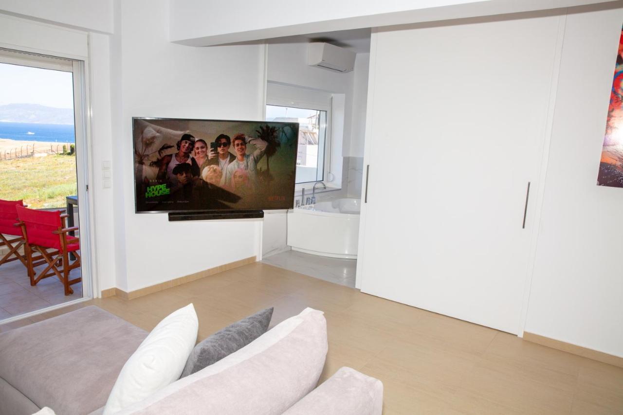 Komfort City Apartment "Elias" Mit Meerblick In Lavrio Buitenkant foto