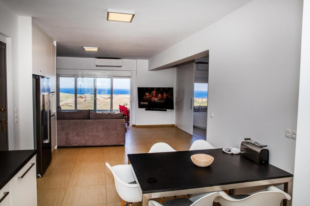 Komfort City Apartment "Elias" Mit Meerblick In Lavrio Buitenkant foto