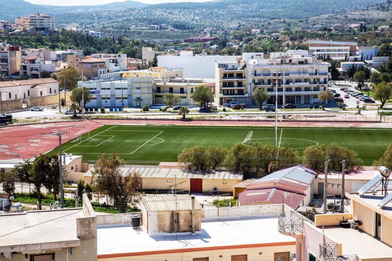 Komfort City Apartment "Elias" Mit Meerblick In Lavrio Buitenkant foto