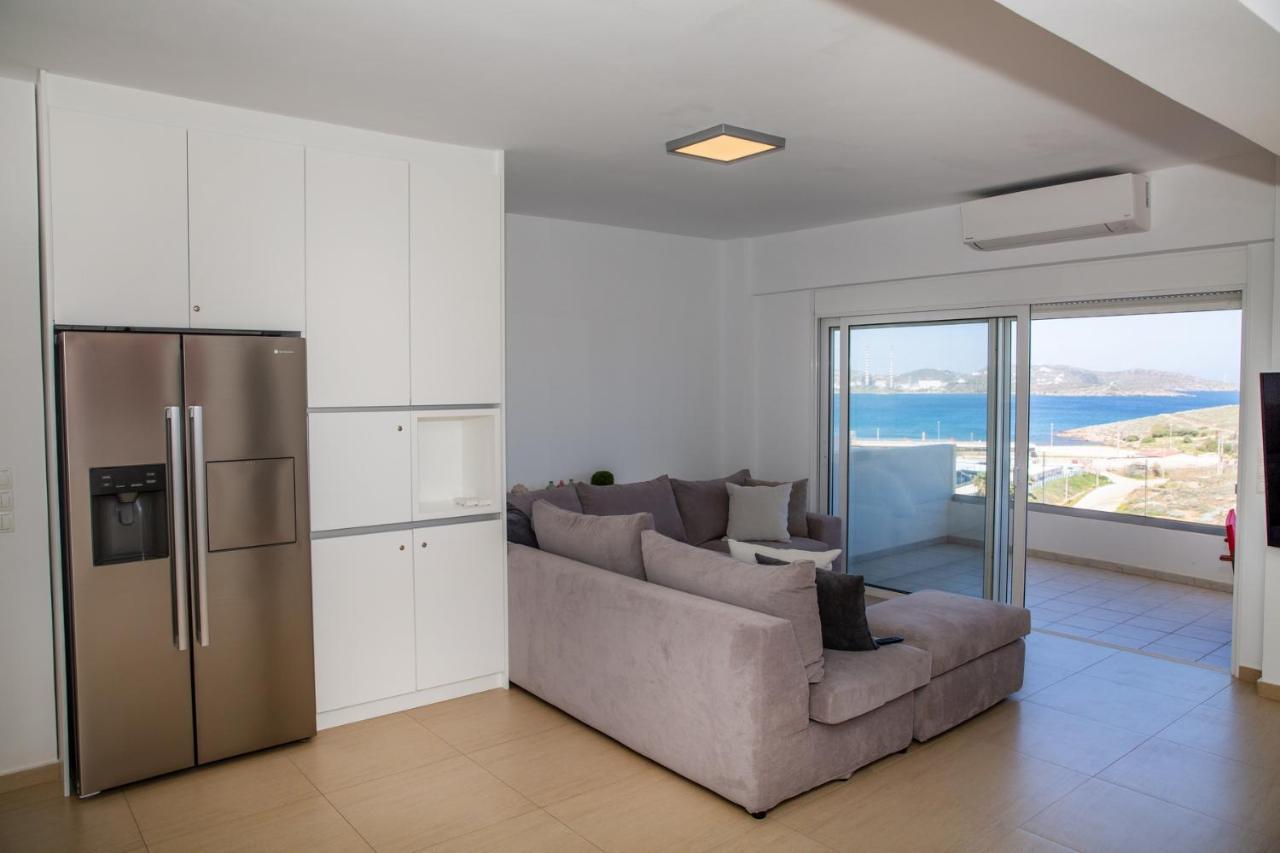 Komfort City Apartment "Elias" Mit Meerblick In Lavrio Buitenkant foto