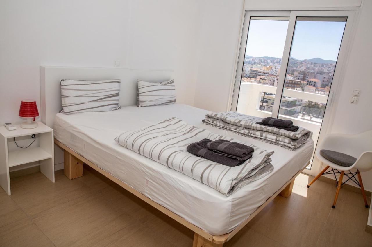Komfort City Apartment "Elias" Mit Meerblick In Lavrio Buitenkant foto